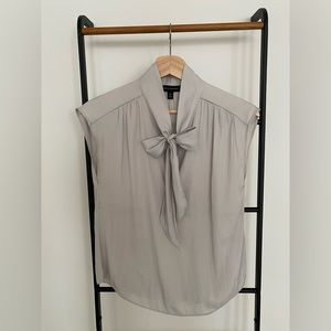 NWT Banana Republic Tie Neck Blouse, XS